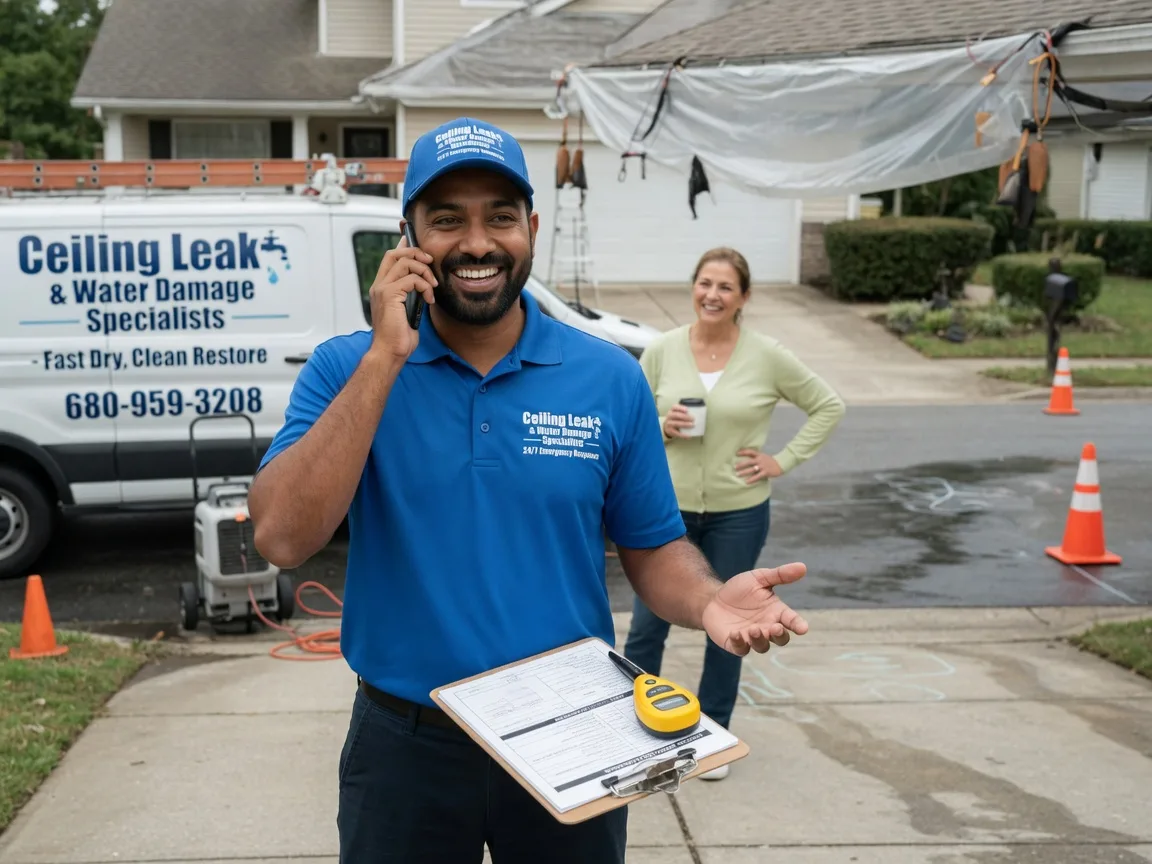 Ceiling Leak Cleanup Newfield, NJ FAQs